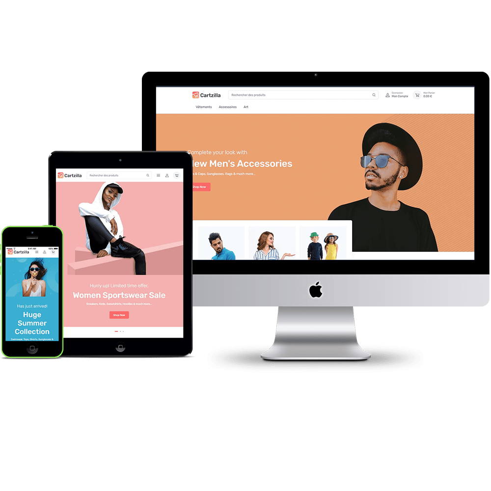 CartZilla, template optimisé pour PrestaShop